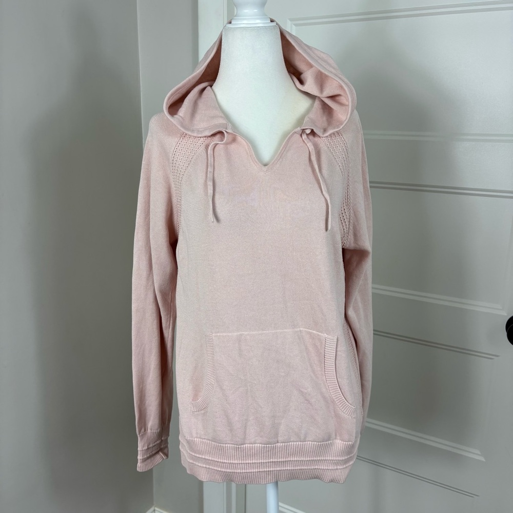Athleta Ballerina‎ Pink Evergreen Hoodie Sweater Size S